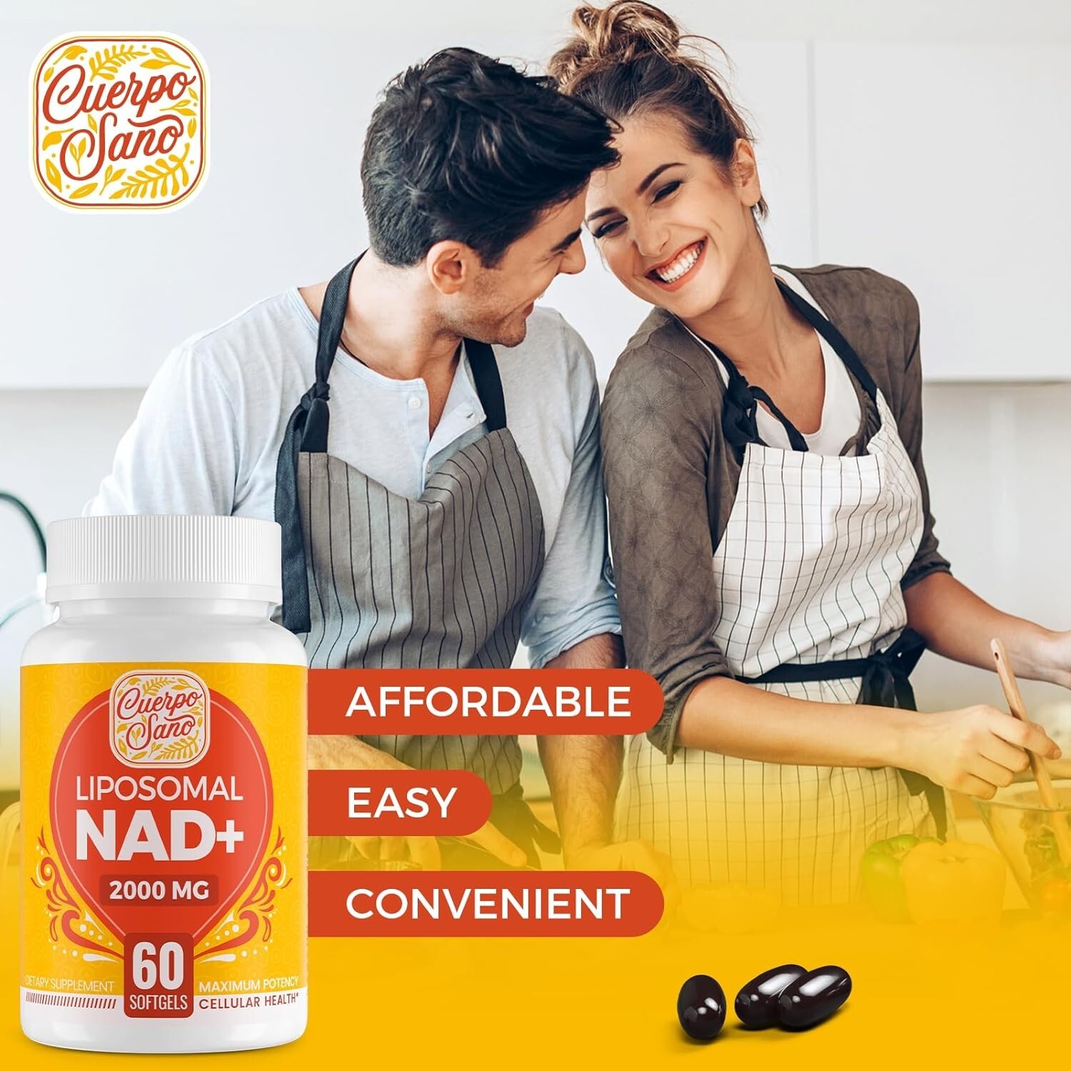 Complément Alimentaire NAD3 Anti-Âge - 120 Gélules - Activateur NRF2 - Grevip - Neuf