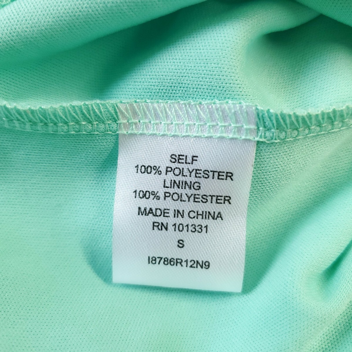 Charlotte Russe Womens Dress Mint Green Size S Small 3/4 Sleeve Sheer Lined  | eBay