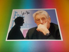 Gerhart Baum FDP signed autographed autograph on 20x28 photo