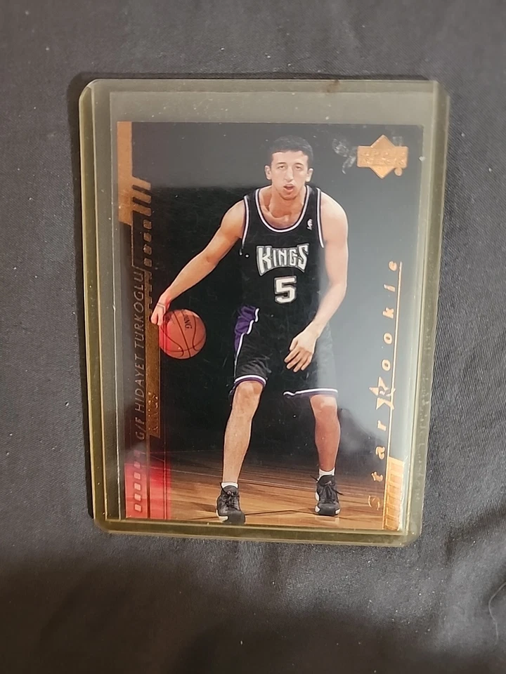 2000-01 HIDAYET HEDO TURKOGLU UPPER DECK ROOKIE RC #217 ORLANDO TURKEY - Image 4 of 4