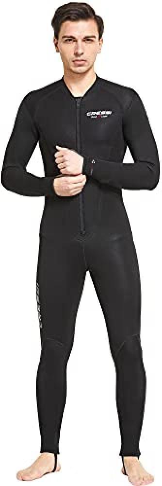 (TG. XL) Cressi Undersuit for Dry Suit, Sottomuta Termico Monopezzo con Zip Fron
