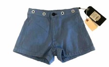 Rag Bone Denim Shorts 23 24 Slim-Fit High-Rise Shorts Powder blue New -G