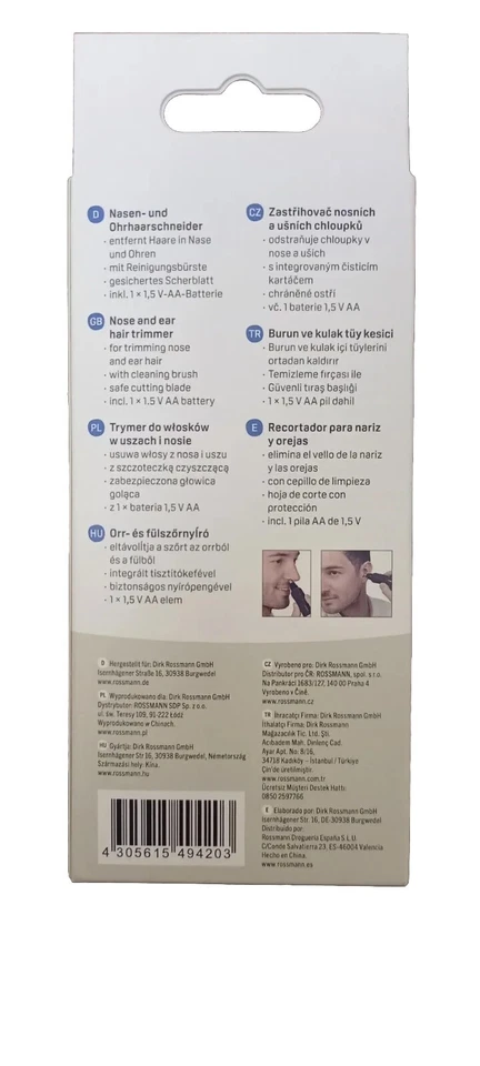 Nasen- und Ohrhaartrimmer Neu - Bild 2 von 3