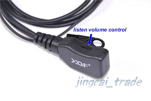 Acoustic Tube PTT Earpiece with Volume Control for Kenwood Puxing Wouxun Baofeng - Picture 3 of 4