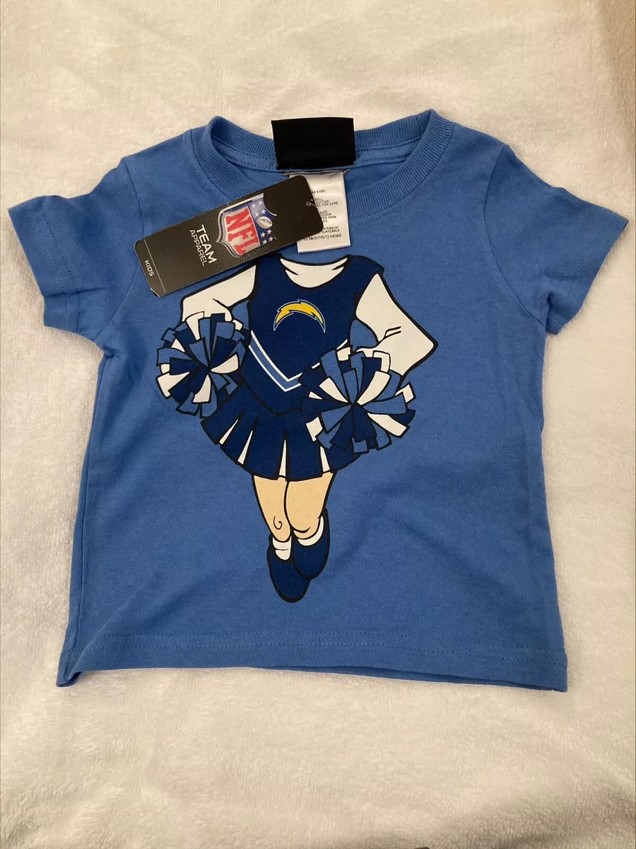 NFL - LA Chargers Baby Girls Cheerleader T-Shirt 2T