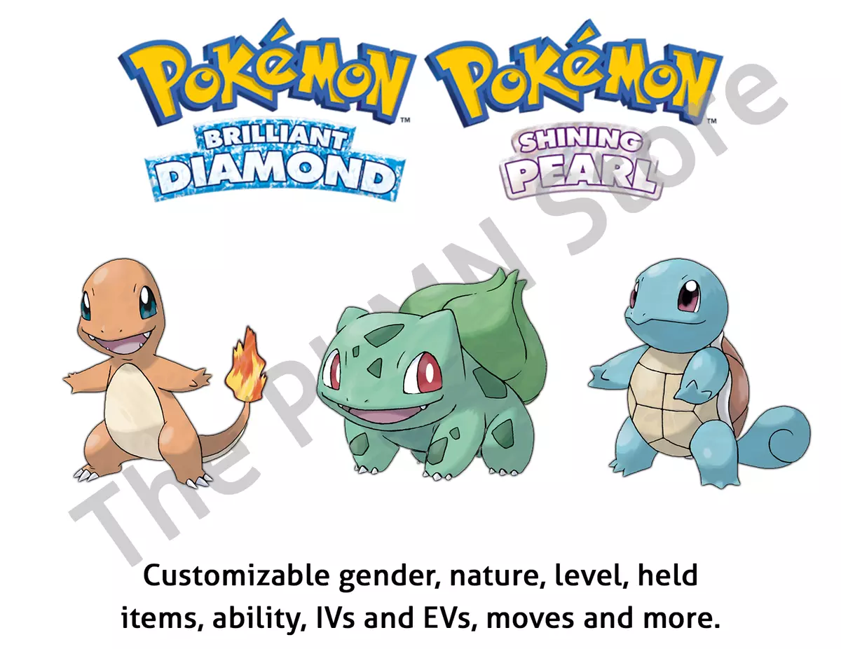 ✨Shiny Kanto Starters , Pikachu, Bulbasaur, Charmander, Squirtle