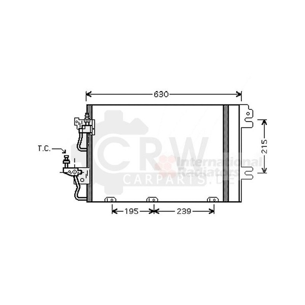 Kondensator Klimaanlage FüR Opel Zafira B 1.8 1.6 Astra H Caravan-image