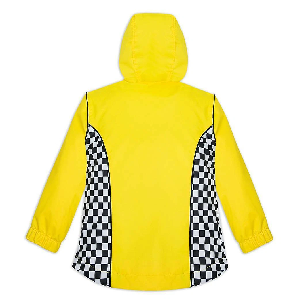 New Disney Store Cars Lightning Mcqueen Raincoat Jacket Boys yellow