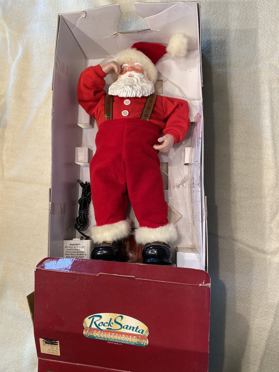 Rock Santa Collectibles Jingle Bell Rock Animated Santa Claus