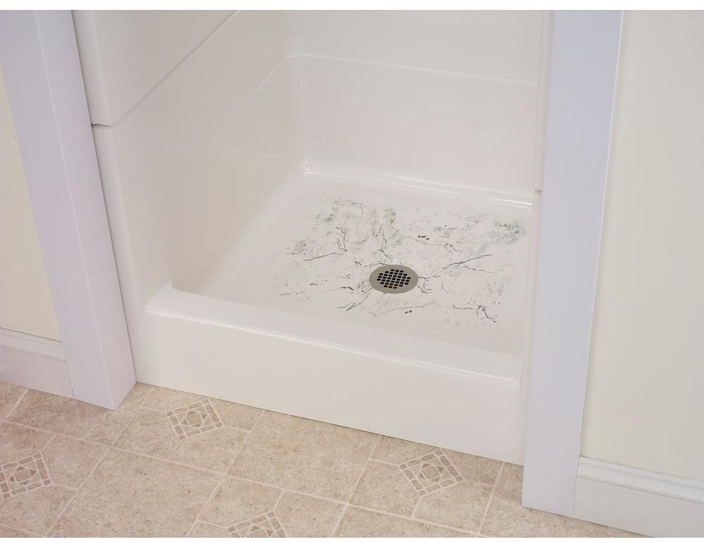 Shower Bath Bathtub Tub Floor Repair Inlay Kit White 22 in. W x 40 in. L DIY eBay