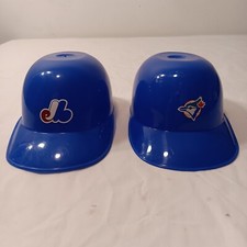 2 VINTAGE LAICH MLB Toronto Bluejays/Montreal Expos Mini Helmets
