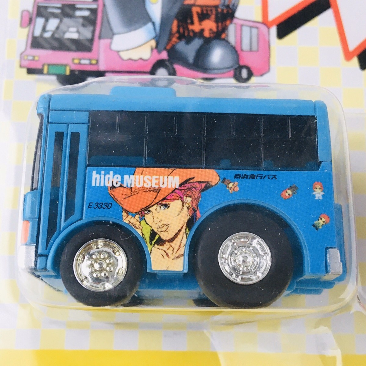 hide Museum Route Bus Choro Q 2006 X JAPAN YOSHIKI ToshI (Pullback