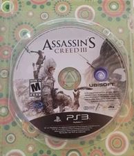 Assassin's Creed III Sony PlayStation 3, 2012 PS3 - Disc Only W Manual - 