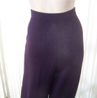 LN BEAUTIFUL ST JOHN COLLECTION SANTANA KNIT EGGPLANT PURPLE PULL ON PANTS 6 — photo 5