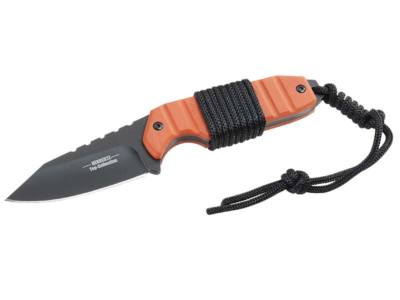 Herbertz TOP-Collection Outdoor-Messer, Stahl 440, G10-Griffschalen, Kordelwickl