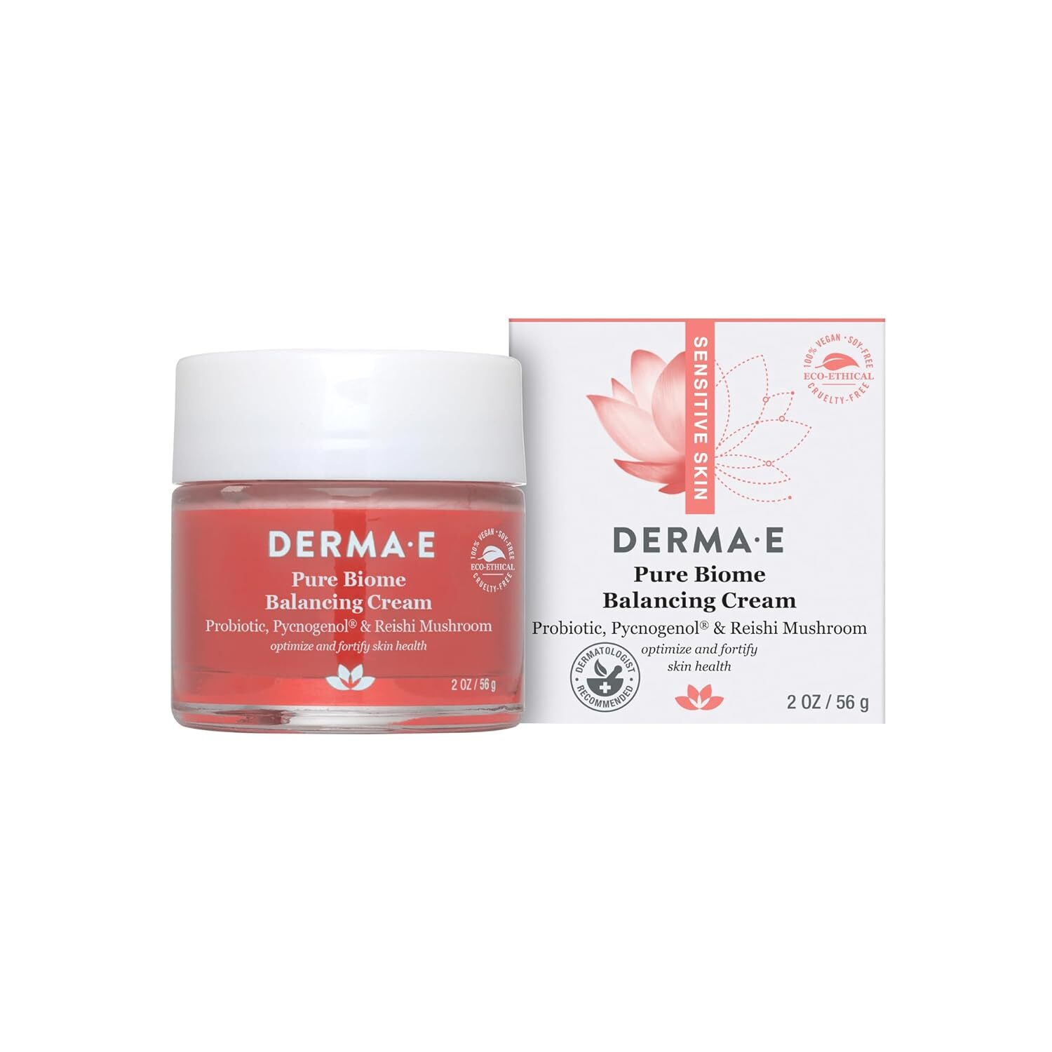 Балансирующий крем Derma E Pure Biome 2 унции 6290₽
