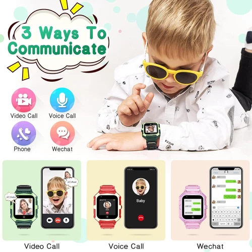 Kids 4G Smart Watchs Camera GSM Tracker SOS LBS Call Phone Game Watches Boy Girl - Bild 57 von 78