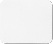 Blank White Gamer/Office Mouse Pad, 80 Pack, Sublimation Printing, 270x320x2 mm