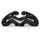 Ceramic Sculpture Royal Haeger Lovers Holding Hands Black 1993 Vintage Excellent