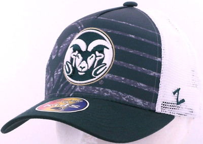 Colorado State CSU Rams Green Embroidered Mesh Zephyr Snapback Cap Hat Kids OSFA