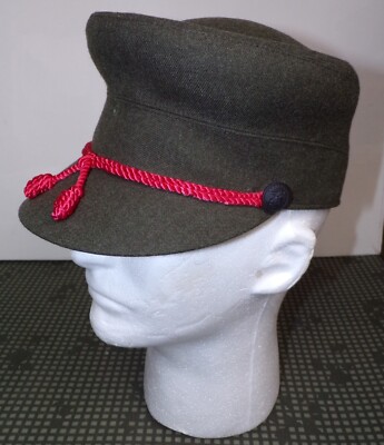 Original USMC Female Green Wool Serge Service Uniform Hat Class 1 (1987) NIB