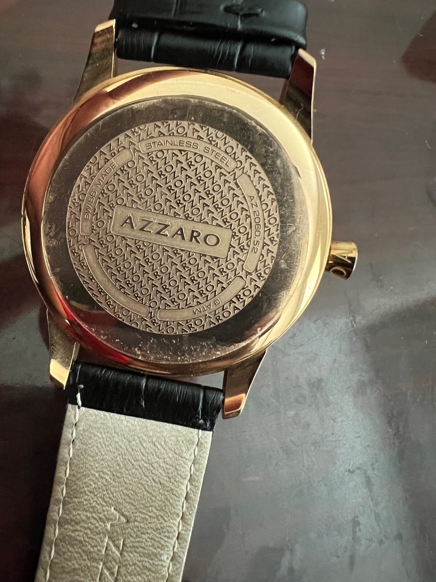 AZZARO MEN'S GOLD TONE LEGEND SWISS WATCH AZ 206.52 | eBay AZZARO MEN'S GOLD TONE LEGEND SWISS WATCH AZ 206.52 | eBay