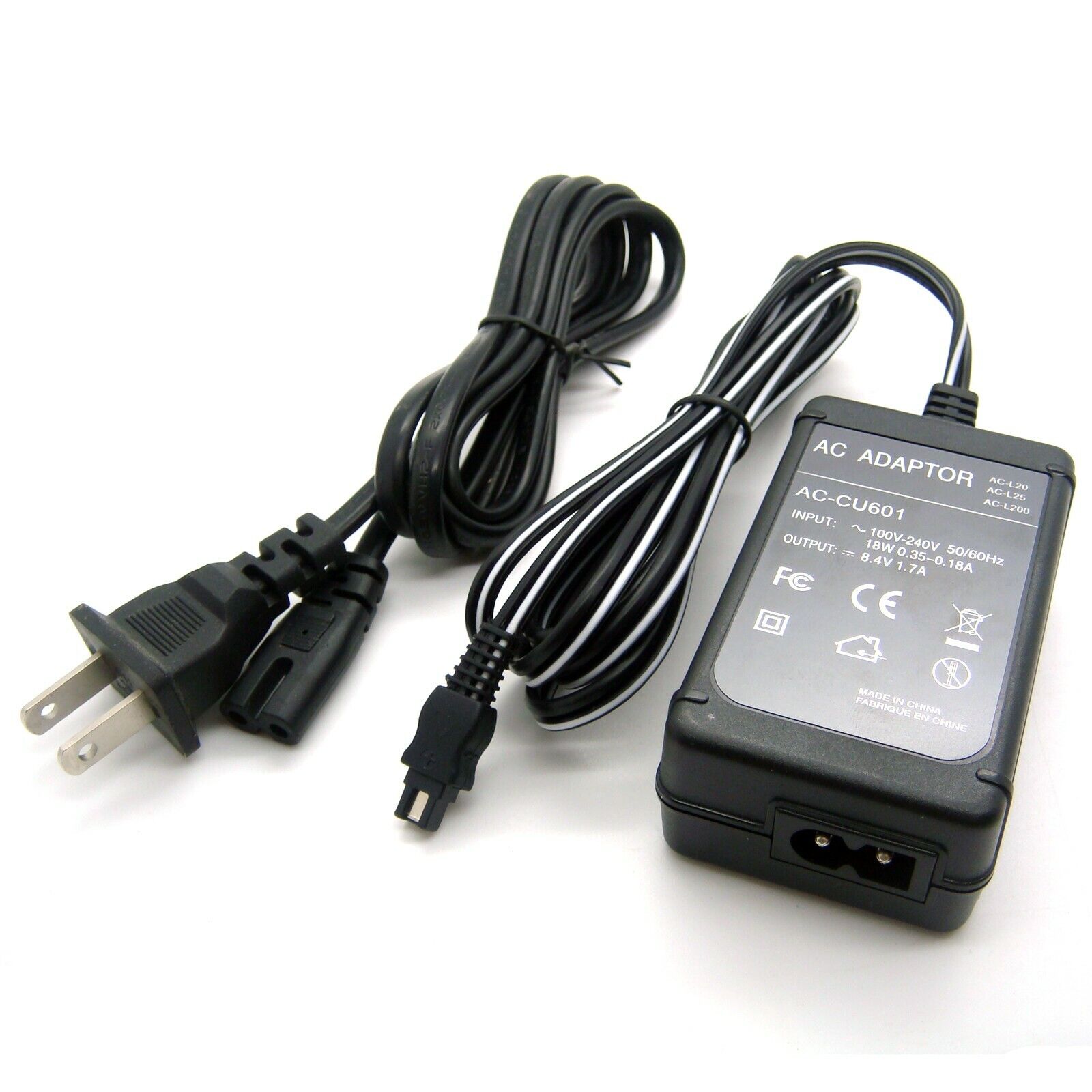 AC Power Supply Adapter For Sony FDR-AX53 E FDR-AX55 E FDR-AX100