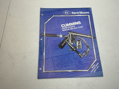 Kent-Moore Cummins Diesel Engine Special Service Tools Cum82-296