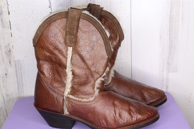 fleece lined cowboy boots