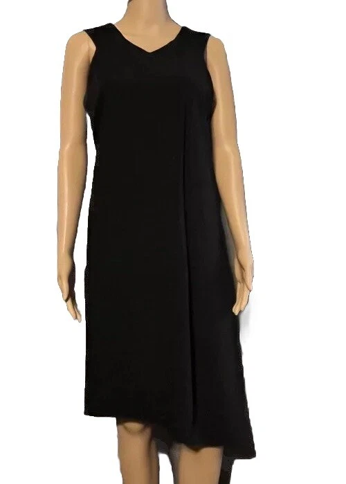 Vestido Cupio sin mangas talla alta baja grande negro Foto 3 de 4