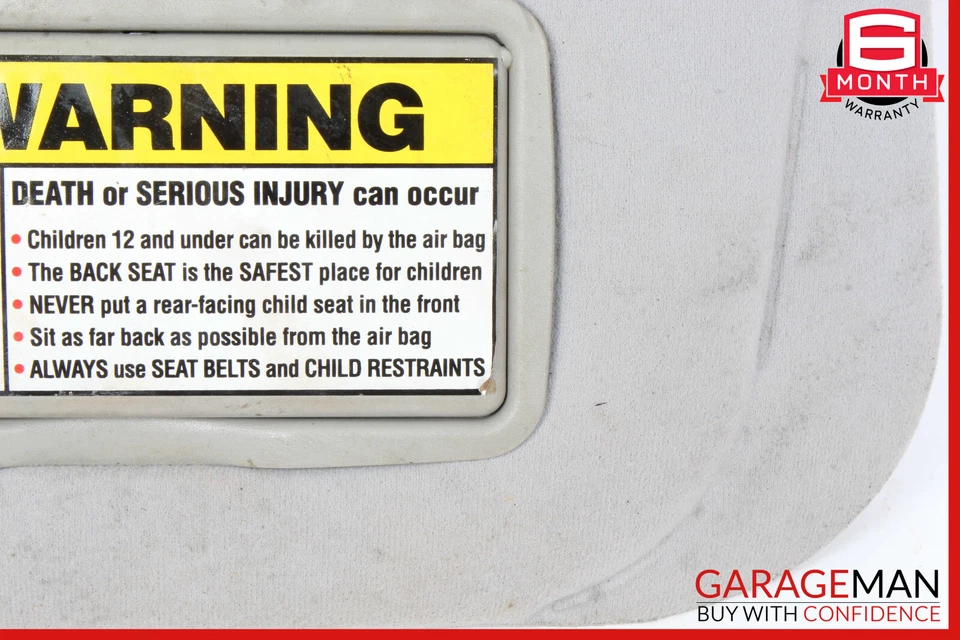 03-18 Maserati Quattroporte M139 lado derecho parasol sombra gamuza OEM Foto 4 de 4