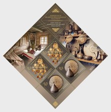 Azerbaijan - Belarus Joint Issue, Folk Crafts