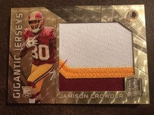 2016 Spectra GOLD SUPERFRACTOR Gigantic Jerseys Jamison Crowder  1/1