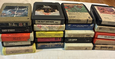 Lot of 20 8 Track Cassette Tapes with various artists bands singers female  men