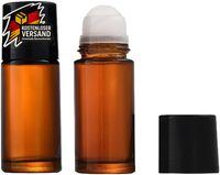 2 X Braune Glasflaschen FüR ÄTherische ÖLe, NachfüLlbare Roll-On-Flaschen, Leere