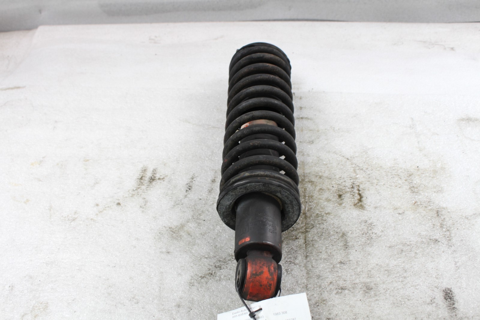 Ferrari 308, Rear Shock Absorber w/Spring, Bad Rubber, Used, P/N 110787