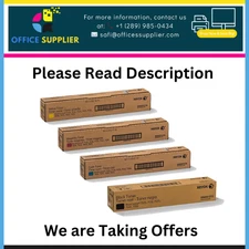 GENUINE XEROX 006R01513 006R01514 006R01515 006R01516 Toners SET of 4