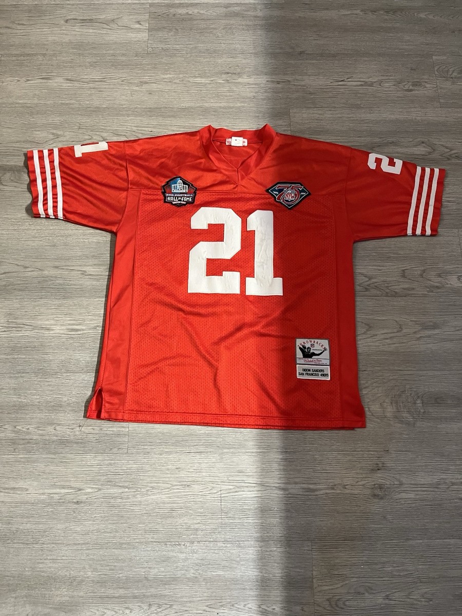 100% Authentic Deion Sanders Mitchell Ness 94 San Francisco 49ers