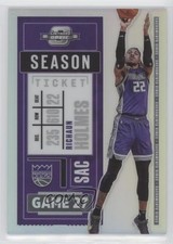 2020 Panini Contenders Optic Season Ticket Silver Prizm Richaun Holmes #19 0m7s