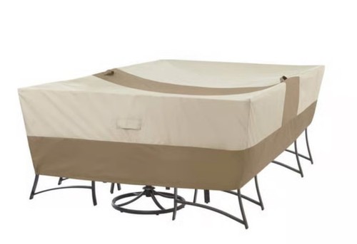 Hampton Bay Rectangle Outdoor Patio Table/Furniture Cover  USED FOR 1 SEASON 