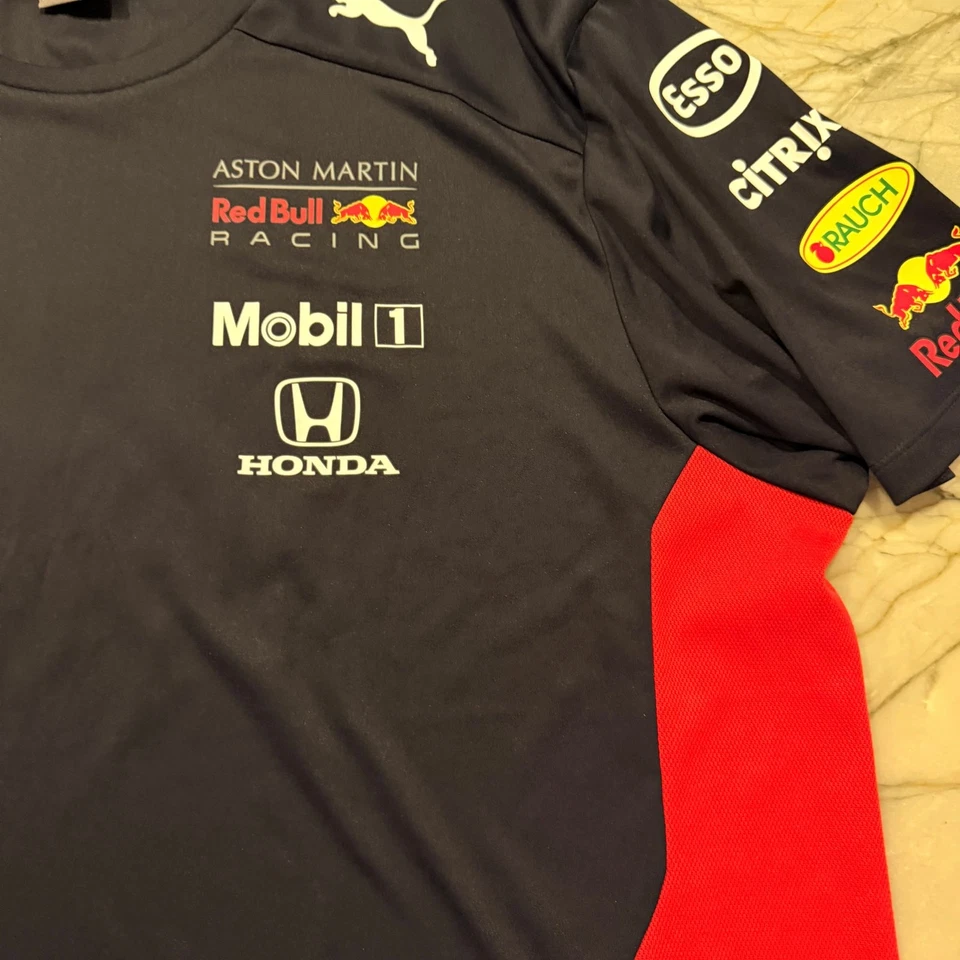 Official Puma Red Bull Racing F1 T-Shirt XS Mens Aston Martin Honda - Image 3 of 4