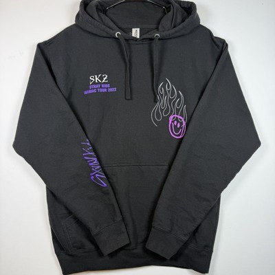 Stray Kids Maniac Tour 2022 Men Hoodie Medium K-Pop Concert Merch JYP SKZ Black