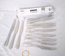 Acopa 18/0 Stainless Steel 9" Steak Knife 12 Pack Benson / Brigitte Flatware
