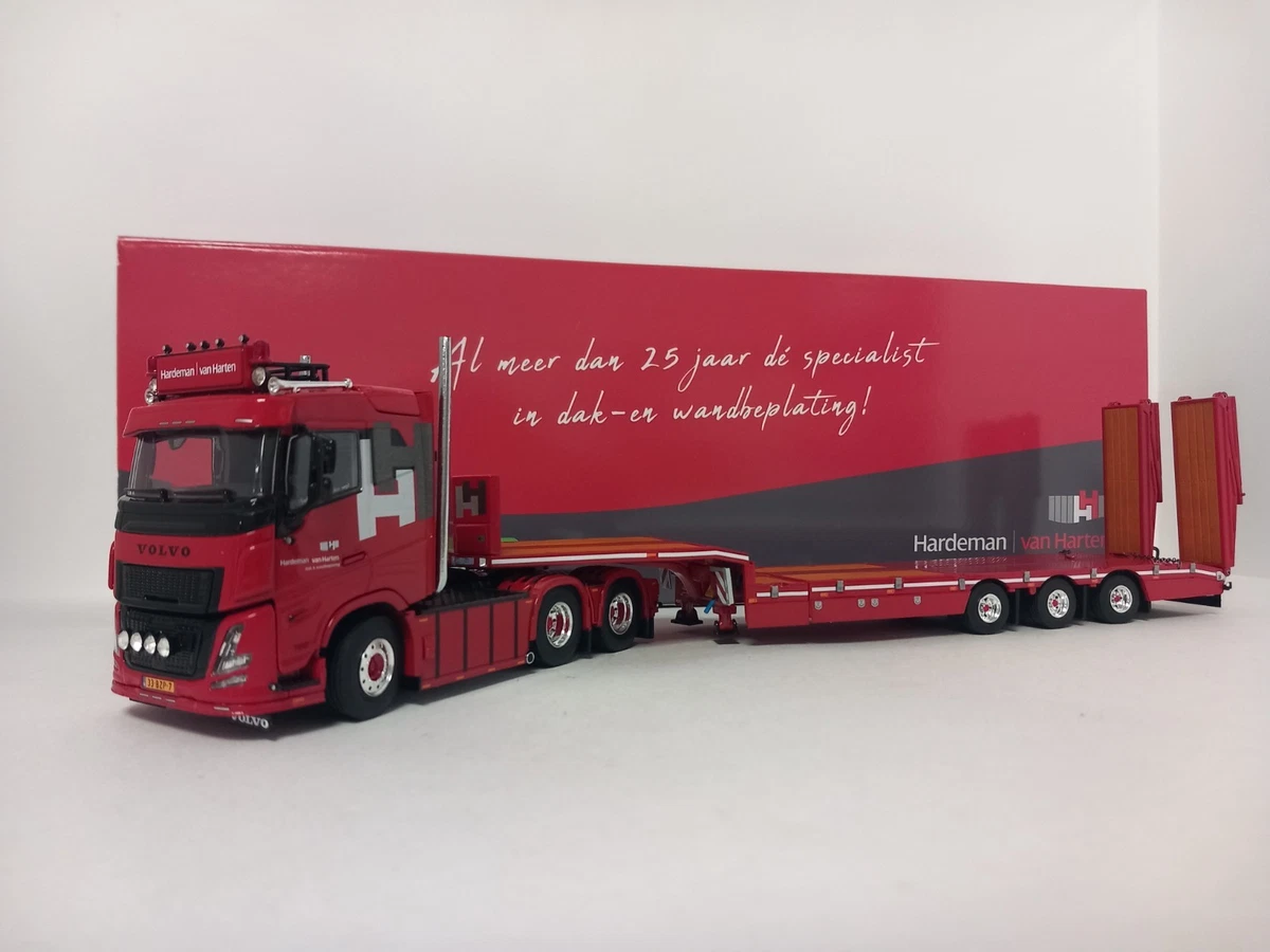 WSI 01-4101 Volvo FH5 Globetrotter XL 4x2 Avec Remorque Planzer – Camion Miniature 1/50 En Diecast, Neuf Sous Blister
