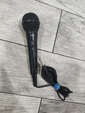 ION Wired Dynamic Microphone w/ 1/4" Plug Tested Working Black Stage Mic 10'
