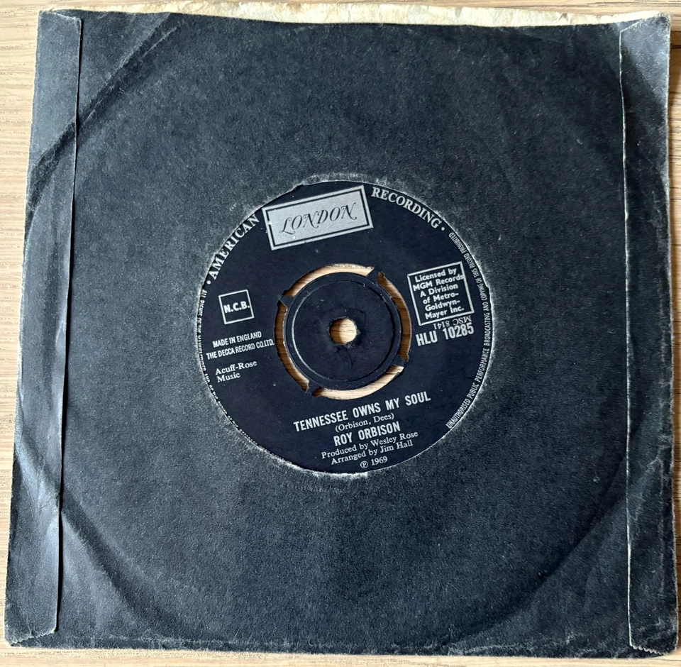 ROY ORBISON PENNY ARCADE 7" LONDON (1969) VG+ POP ROCK ENGLAND - Image 2 of 2