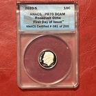 2020-S  Proof Roosevelt Dime 10c ANACS PR70 DCAM First day of issue 81 of 200