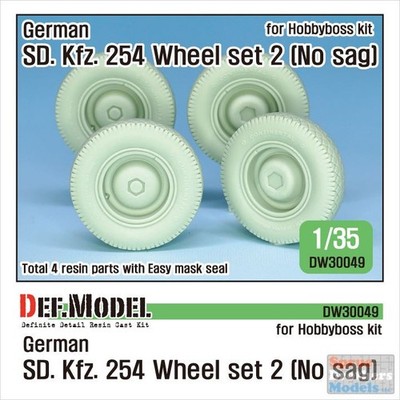 DEFDW30049 1:35 DEF Model Sd.Kfz.254 (No Sag) Wheel Set #2 (HBS kit)