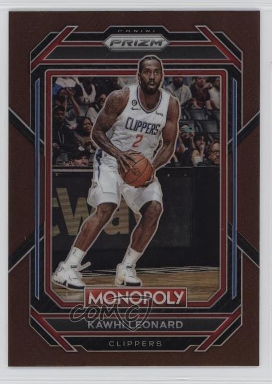 2022-23 Panini Prizm Monopoly Brown Prizm 220/249 Kawhi Leonard #37 2y0