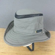 The Airflo Mens Tilley Hat LTM6 Waterproof Vented Safari Fishing Hat 7 1/4 Gray
